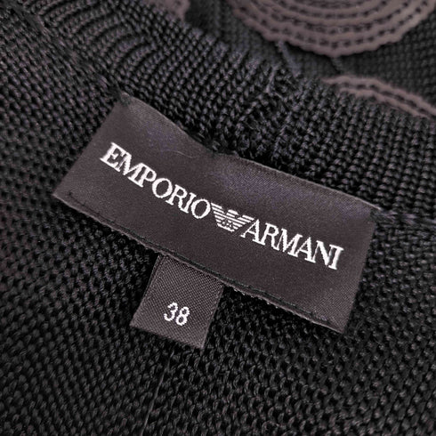 エンポリオアルマーニ EMPORIO ARMANI ドットスパンコールデザインニット ボレロ レディース EUR:38